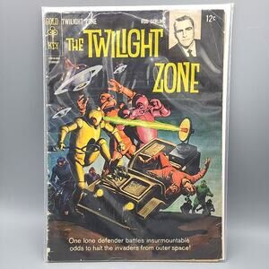 The Twilight Zone # 14, Gold Key, 1966 UFO COVER Silver Age Acceptable